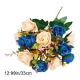 thumbnail image 2 of Mecorevxz Valentines Day Artificial Rose Flowers Plastic Silk Flower Wedding Flower Decoration Flower(A), 2 of 6