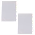 thumbnail image 4 of Supvox 2Pcs White Classification File Folders Multi-Layer Contract Document Holders, 4 of 7