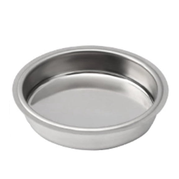58MM Coffee Machine Clean Blind Bowl Filter Basket for Sage 8 for 870 Coffee Machine Accessories,1 x Coffee filter basket,Silver