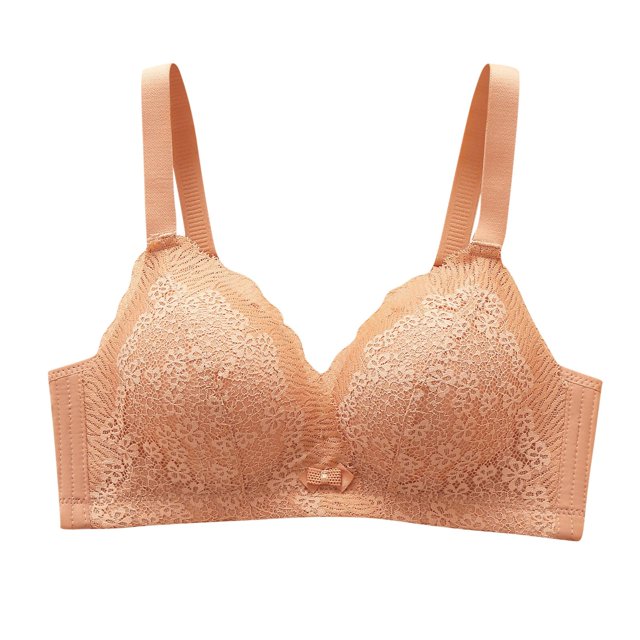 Timegard Bras for Women on Underwire Adjustable Strap Flower Lace Full-Coverage Comfort Everyday Bras