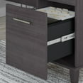 thumbnail image 5 of Bush Furniture Somerset 72" L Desk and Hutch with Storage, Storm Gray, 5 of 7