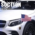 thumbnail image 4 of Bandera de coche y mástil Anley USA con soporte de succión de aire, 4 of 7