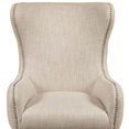 thumbnail image 5 of Accentrics Home Traditional Retro Style Tufted Wing Back Accent Armchair, Cream, 5 of 5