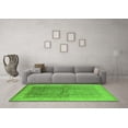 thumbnail image 3 of Ahgly Company Indoor Square Oriental Green Traditional Area Rugs, 7' Square, 3 of 4