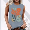 thumbnail image 2 of Summer Tank Top for Women Floral Graphic Swing Flowy Camisold Sleeveless Shirts Loose Fit Going Out Cute Tops, 2 of 6