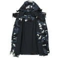 thumbnail image 3 of Diamond Candy Men's Hooded Waterproof Jacket Lightweight Rain Jacket Outdoor Casual Sportswear, 3 of 5