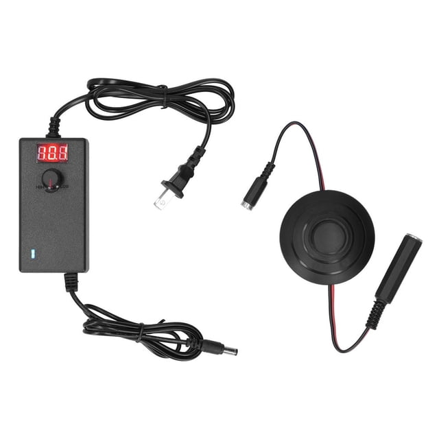 HLONK Tattoo Machine Power Supply with Foot Pedal Digital Display Screen US Plug 100?240V