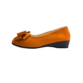 thumbnail image 2 of Womens Ballet Flats Shoes 2026 Dressy Slip On Shoes Comfort Bowknot Pointed Toe Casual Loafers for Work Office Wedding Orange 9.5, 2 of 8
