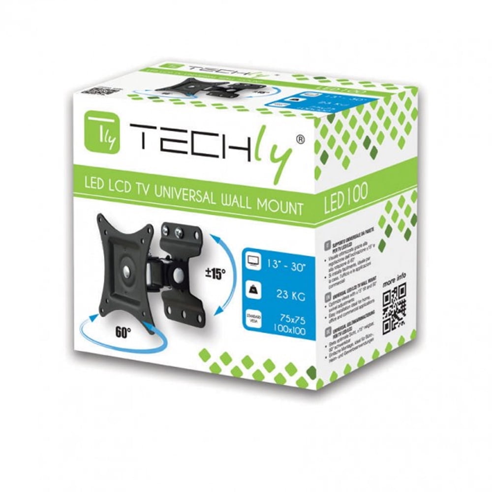 Techly Tilting Wall Mount for 13-30in TVs