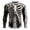 White1, variant on Men Full Skeleton Bone Print Crew Neck Long Sleeve T-Shirt, Loose Fit Gothic Halloween Graphic Casual Streetwear Tee Top(Black,S)