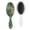 White-650, variant on Palm Leaf Design Hair Brush, Tropical Plant Detangling Paddle Comb with Botanical Pattern, Soft Cushion Hairbrush for Wet & Dry Hair, Travel Ready Gift