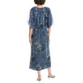 thumbnail image 2 of Rebecca Taylor womens  Floral Midi Dress, xs, Blue, 2 of 3