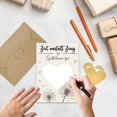 thumbnail image 4 of Clearance! Heart Shaped Baby Reveal German Game Card Quiz, 4 of 9