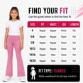 thumbnail image 7 of RBX Girls Leggings - 2 Pack Stretchy Girl Flare Leggings with Pockets Yoga Pants for Girls (7-16), 7 of 7
