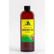 Rosehip Seed Oil Unrefined Organic Extra Virgin Cold Pressed Premium Pure 16 Oz
