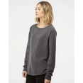 thumbnail image 2 of Independent Trading Co. Women's California Wave Wash Crewneck Sweatshirt PRM2000 Shadow XS, 2 of 5