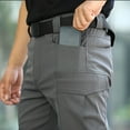thumbnail image 3 of Yaoyar Men's Tactical Cargo Pants Water Resistant Lightweight Hiking Pants Outdoor Work Pants with Multi Pockets, 3 of 6