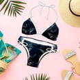 thumbnail image 6 of Bats Swimsuit Women Bikini Set with Detachable Sponge & Adjustable Strap, Two-Pack Ideal for Beach & Pool Parties, 6 of 6