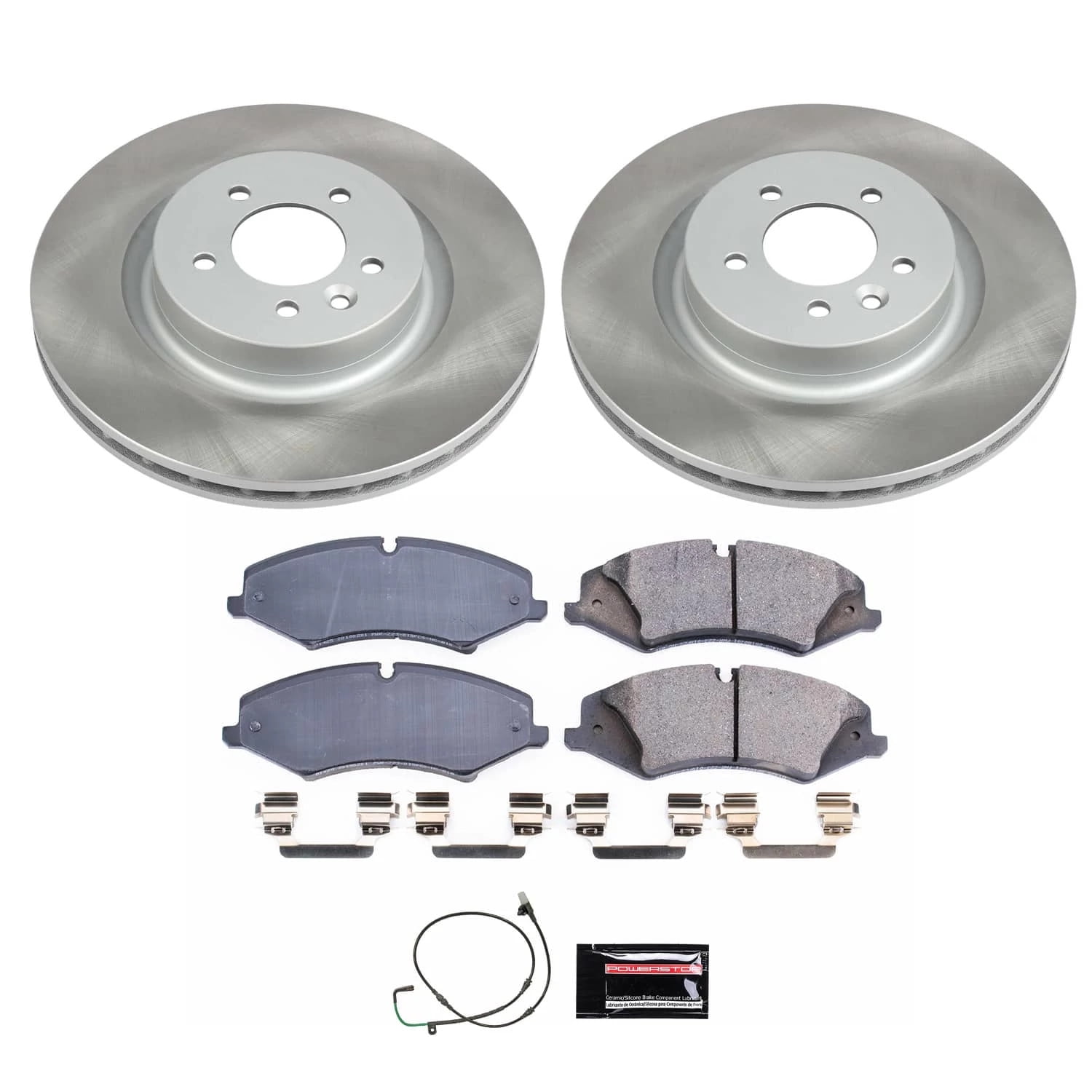 PowerStop Front Semi-Coated Rotor and Low-Dust Ceramic Brake Pad Kit SC6719