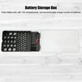 thumbnail image 5 of Battery Casewith Battery TesterMulti Functional 104 Grids Battery Holder Battery Case Built for the Future, 5 of 5