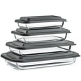 thumbnail image 6 of Sorbus Deep Glass Baking Dish, Meal Prep Storage Container Set of 4 with Lids (8 Pcs), 6 of 7