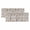 Brown, variant on Farmhouse Grey Valances for Windows, Vintage Flower Leaf Botanical Plant Light Filtering Kitchen Curtains, Rod Pocket Window Valance Curtains for Living Room Bedroom, 42" W x 18" L, 2 Panels