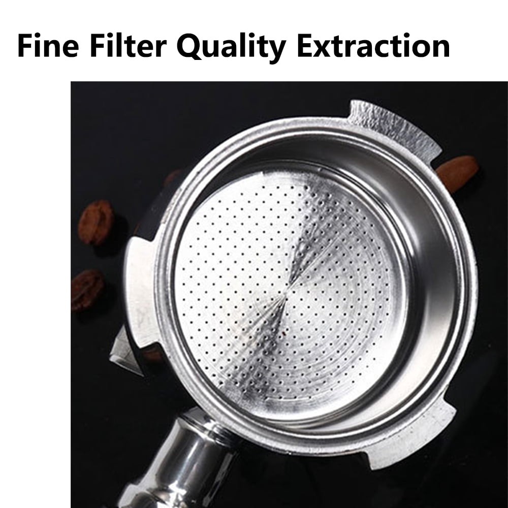 TOP-MAX 51mm Double Spout Coffee Filter for De'Longhi EC680/EC685 Replacement Accessories (Log)