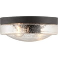 thumbnail image 2 of Progress Lighting P550042-129 4.5 in. Weldon 1-Light 60W Med Incandescent Flush Mount Ceiling Light in Architectural Bronze, 2 of 4