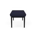 thumbnail image 5 of Lesro Lenox Steel Fabric 2-Seat Waiting Room Guest Bench in Black/Open House Navy, 5 of 5