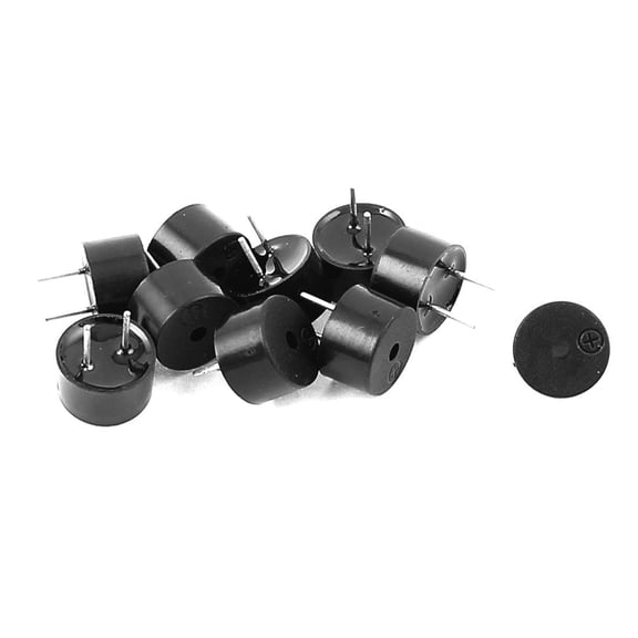 9mmx5.5mm 12V Electronic Alarm PCB Panel Mounting Passive Buzzer Sounder (Pack of 10)