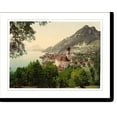 thumbnail image 2 of Historic Framed Print, Gersau and Pilatus Lake Lucerne Switzerland, 17-7/8" x 21-7/8", 2 of 9