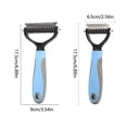 thumbnail image 3 of FurNest Pet Shedding Brush Grooming 2 Sided Undercoat Dog Cat Comb Tool Pet, 3 of 8