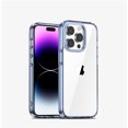 thumbnail image 1 of Étui pour iPhone 14 6.1 Pouces, Étui de Protection Antichoc, Dos Transparent Anti-Rayures (Bleu), 1 of 5