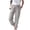 Gray, variant on TRUBKH Womens Linen Pants Beach Palazzo Harem Pants Loose Yoga Trousers Ruffle Pants Women Cruise Pants Drop Crotch Harem Pants Beach Vacation Flowy Pants Palazzo Pants Baggy Linen Pants Green L