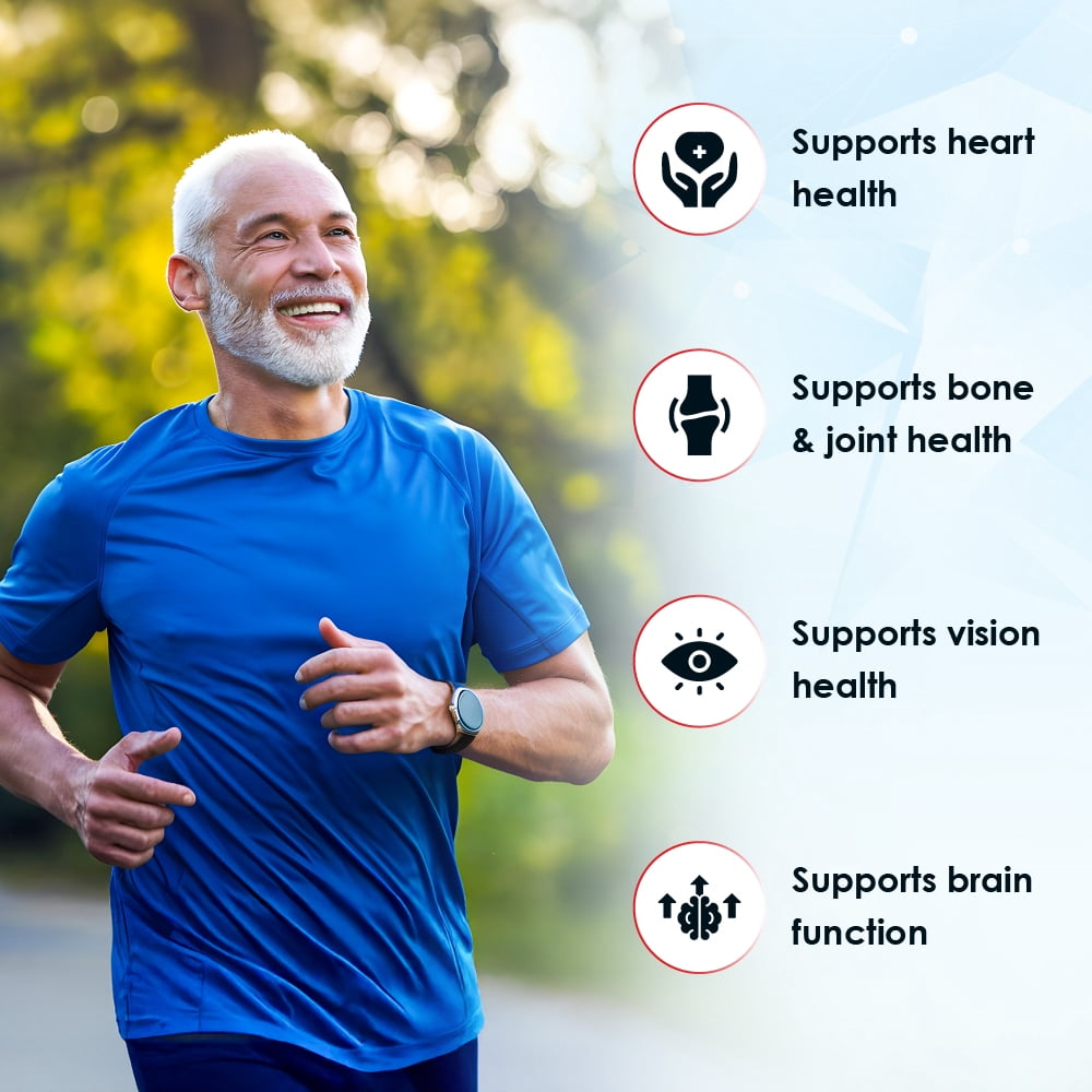 Rawleigh Superba Boost Krill Oil 1000 mg Softgels for Heart Brain & Joint Health, 60 Count