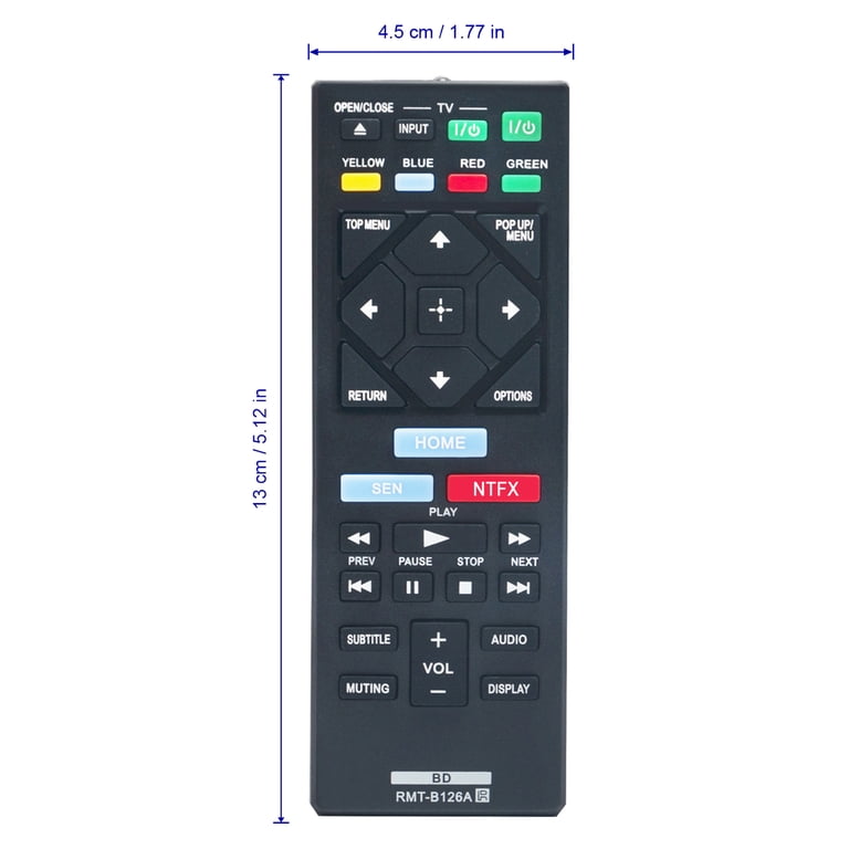 Brand New RMT-B126A Remote For Sony BDP-S3200 BDP-S5200 BDP-S5200