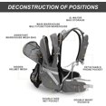 thumbnail image 4 of 20L Hydration Backpack,  Hiking Internal Frame Backpacks with 2L Hydration Water Bladder and Rain Cover for Men, Lightweight Travel Daypack for Cycling,Camping,Ski (grey), 4 of 6
