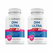 Healblend Ultra DIM Supplement 350mg - Supports Estrogen Blocker, Hormone Balance & Menopause for Women with Broccoli Extract, Bioperine - 60 Capsules 2 Pack