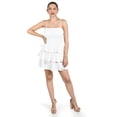thumbnail image 1 of Vestido con diseño de volantes Roman Fashion /Juvenil, 5733 (Blanco) blanco CH, 1 of 5