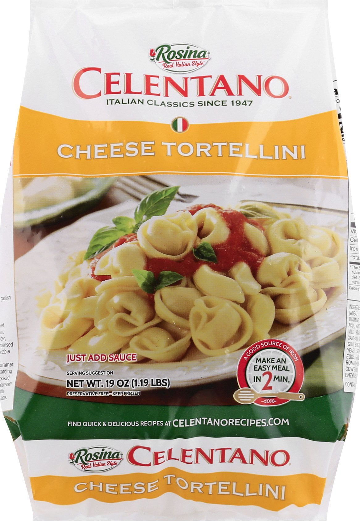 Celentano Cheese Tortellini, 19.0 oz