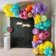 thumbnail image 1 of Candy Rainbow Balloon Garland and Arch Kit-141pcs Yellow Blue Orange Rose Red Purple Macaron Balloons with Lollipop Balloons for Candy Theme Baby Show, 1 of 4