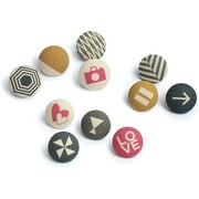 Creative Girl Canvas Brads 12/pkg-