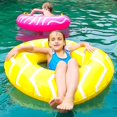 thumbnail image 5 of Gran anillo de natación inflable de verano para niños y adultos Afortunado Sencillez, 5 of 5