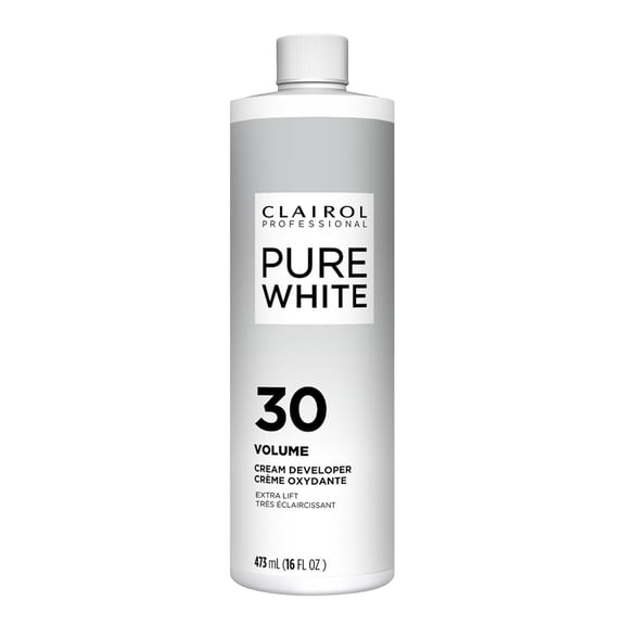 Clairol Professional Pure White 30 Volume Creme Developer, 16 Oz.