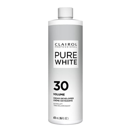 Clairol Professional Soy4plex Activator Pure White Creme Hair Color Developer Extra Lift, 16 oz