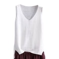 thumbnail image 2 of Dxzfnsa Women Summer Tank Top Eyelet Embroidery 2026 Spring Vacation Sleeveless V Neck Loose Fit Shirt Fashion Casual Clothes S-5XL, 2 of 4