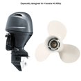 thumbnail image 3 of 11 5/8x11-G 3 Aluminum Outboard Motor Propeller Boat Prop for Lightweight Durable Easy Install with Stable Performance, 3 of 7