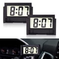 thumbnail image 1 of Reloj de salpicadero de coche KANBIT, pequeño, digital, funciona con pilas, 1 of 7