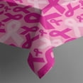 thumbnail image 3 of Pink Breast Cancer Rectangle Tablecloth 60"x84",Waterproof Polyester Rectangle Table Cloth, Wipeable Spillproof Polyester Tablecloth for Dining, Camping, Indoor and Outdoor, 3 of 5