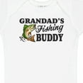 thumbnail image 4 of Inktastic Grandad's Fishing Buddy Boys Baby Bodysuit, 4 of 5